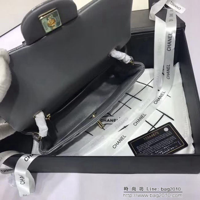 香奈兒CHANEL 升級版A1116小羊皮金銀鏈條單肩斜挎包 DSC1052